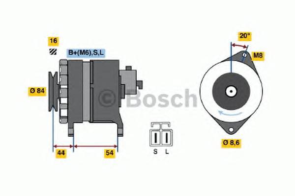 BOSCH 0 986 042 261 Генератор