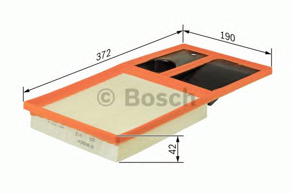 BOSCH F 026 400 035 Повітряний фільтр