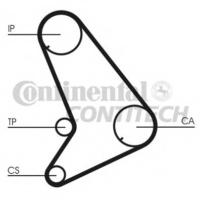 CONTITECH CT1055K1 Комплект ремня ГРМ