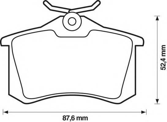 JURID 571906D Комплект тормозных колодок,