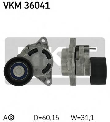 SKF VKM 36041 Натяжний ролик, полікліновий