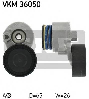 SKF VKM 36050 Натяжний ролик, полікліновий