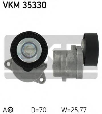 SKF VKM 35330 Натяжной ролик, поликлиновой