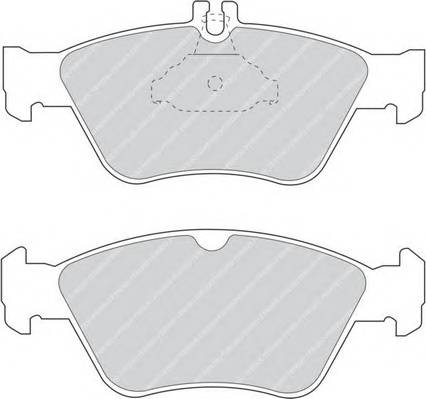 FERODO FDB1049 Комплект тормозных колодок,