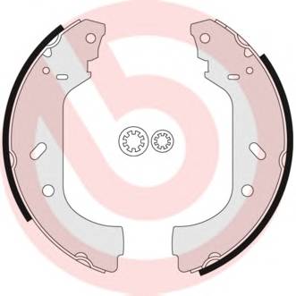 BREMBO S 23 517 Комплект гальмівних колодок