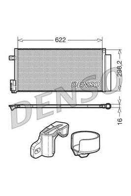 DENSO DCN13110 Конденсатор, кондиционер