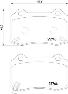 MINTEX MDB3381 KLOCKI HAM MINTEX