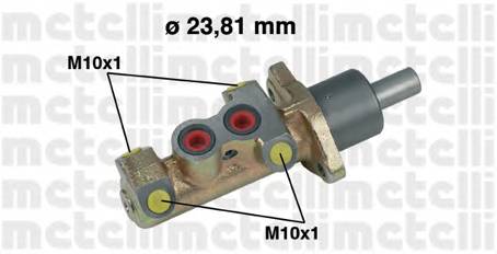 METELLI 05-0325 Головний гальмівний циліндр