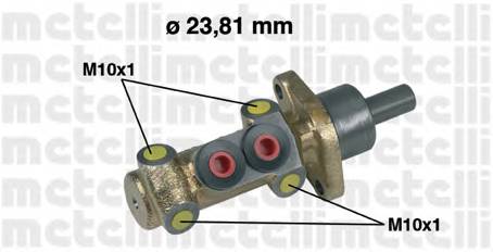 METELLI 05-0398 Главный тормозной цилиндр