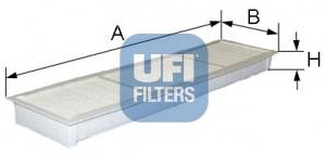 UFI 53.101.00 Фильтр, воздух во