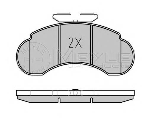 MEYLE 025 215 7314 Комплект тормозных колодок,