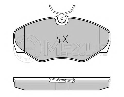 MEYLE 025 230 9918 Комплект тормозных колодок,