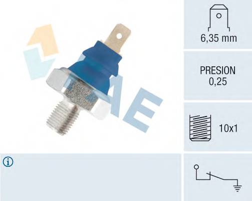 FAE 11690 Датчик давления масла