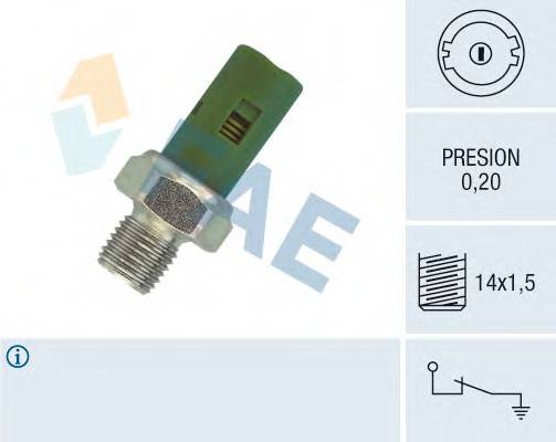 FAE 12630 Датчик давления масла