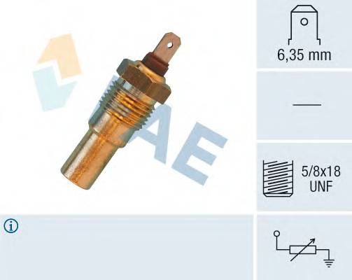 FAE 31690 Датчик, температура охолоджувальної