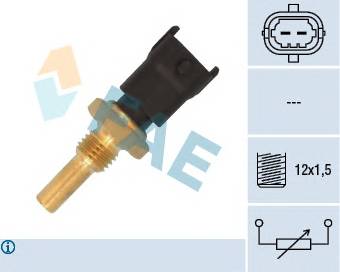 FAE 33485 Датчик, температура олії;