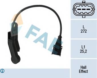 FAE 79138 Датчик, положення розподільного