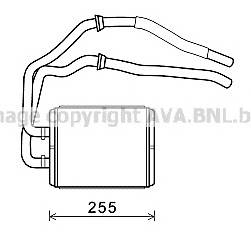 AVA QUALITY COOLING IV6105 Теплообмінник, опалення салону