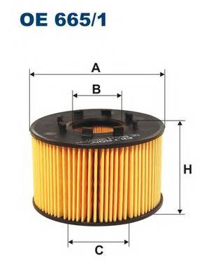 FILTRON OE665/1 Масляний фільтр