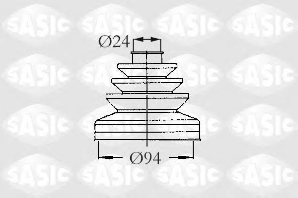 SASIC 2873493 Комплект пылника, приводной