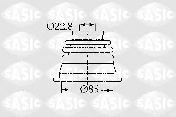 SASIC 4003427 Комплект пильника, приводний