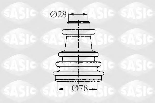 SASIC 2933733 Комплект пильника, приводний