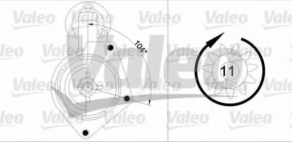 VALEO 433279 Стартер