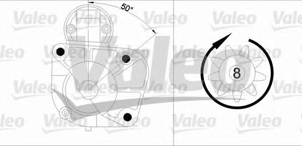 VALEO 455876 Стартер