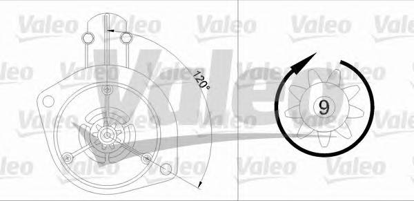 VALEO 455911 Стартер