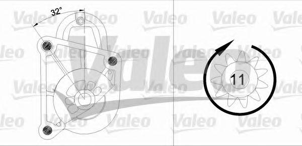 VALEO 455936 Стартер