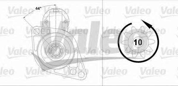 VALEO 458213 Стартер