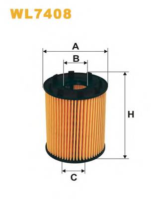 WIX FILTERS WL7408 Масляный фильтр