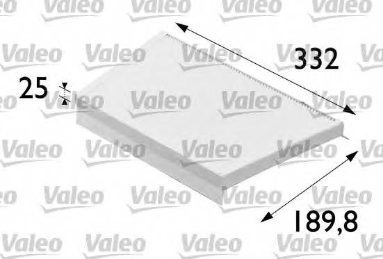 VALEO 698700 Фільтр, повітря у