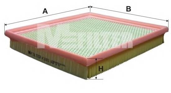 MFILTER K181 Фiльтр салону