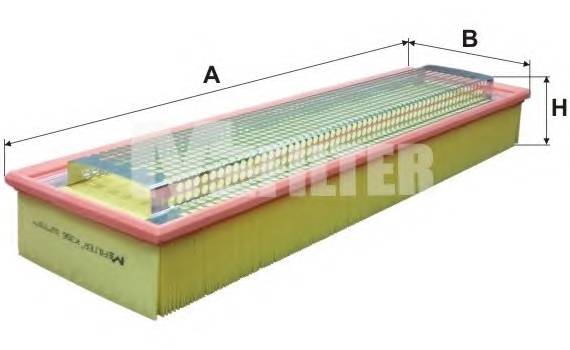 MFILTER K356 Фiльтр салону