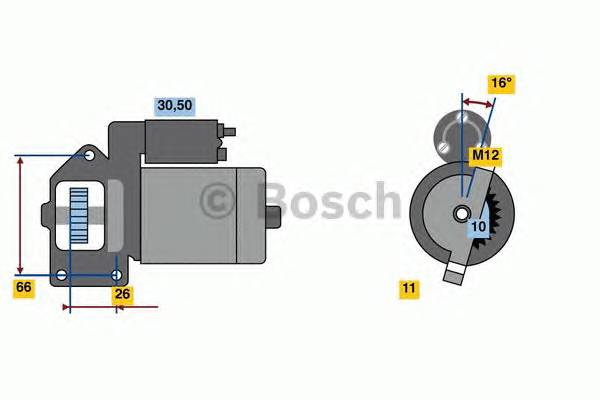 BOSCH 0 986 024 040 Стартер