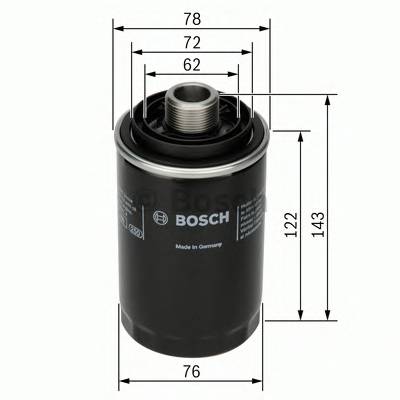 BOSCH F 026 407 080 Масляний фільтр