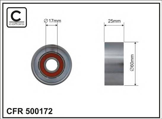 CAFFARO 500172 60x17x25 Натяжник пасу