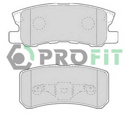 PROFIT 5000-1604 Колодки гальмівні дискові