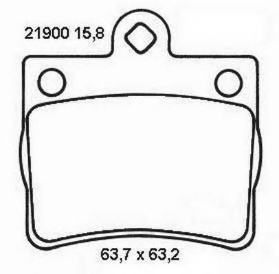 JURID 573053J Комплект тормозных колодок,