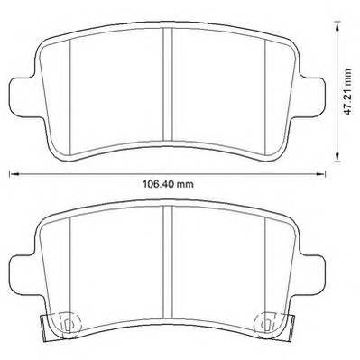 JURID 573313J Комплект тормозных колодок,