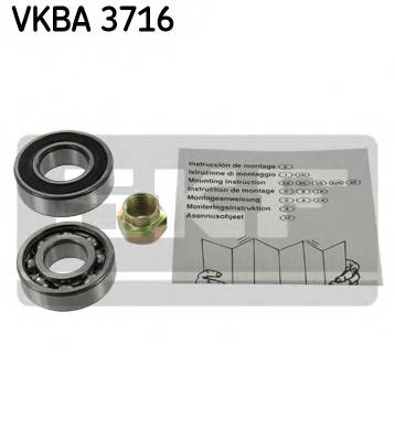 SKF VKBA 3716 Комплект подшипника ступицы