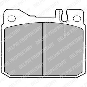 DELPHI LP427 Комплект тормозных колодок,