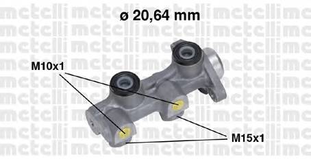 METELLI 05-0507 Главный тормозной цилиндр