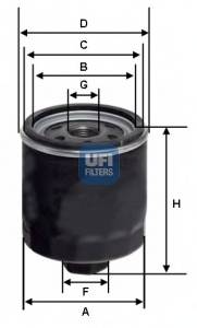 UFI 23.453.00 Масляный фильтр