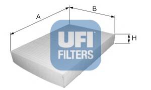 UFI 53.002.00 Фильтр, воздух во