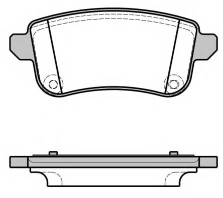 ROADHOUSE 2138710 Гальмiвнi колодки, к-кт.