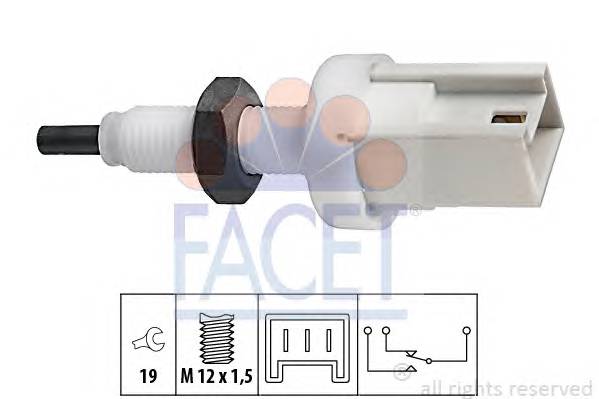 FACET 7.1067 Выключатель фонаря сигнала