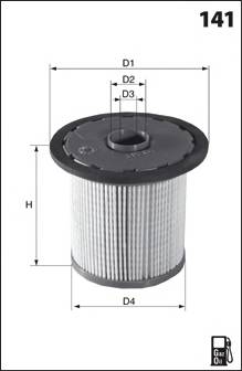 MECAFILTER ELG5273 Топливный фильтр