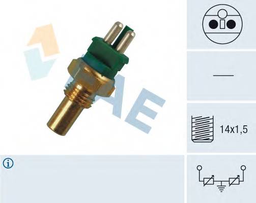 FAE 32510 Датчик, температура охлаждающей